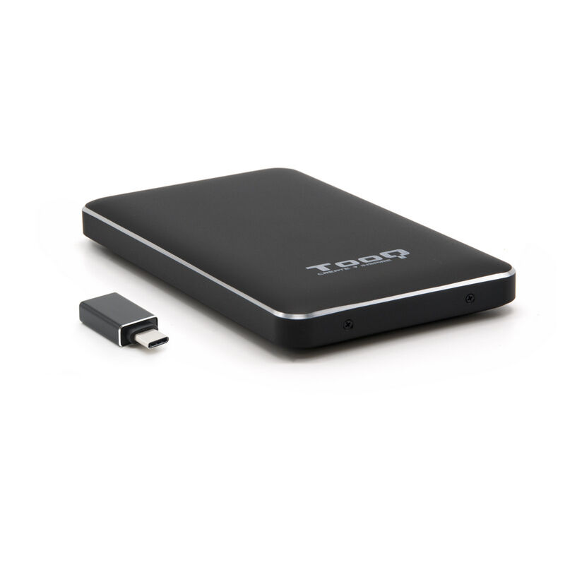 Tooq tqe-2531s caixa externa usb 3.1 para disco rígido 2.5" sataiii com uasp preta