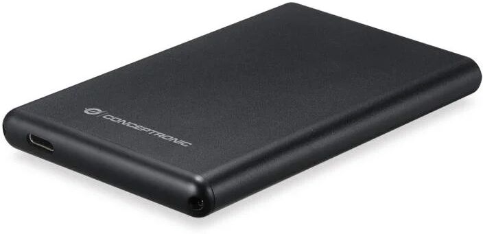 Conceptronic caixa para disco rígido externo 2.5" usb-c/usb 3.1