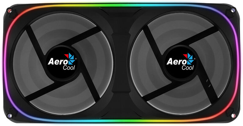 Aerocool astro 24 rgb ventilador 240x120mm