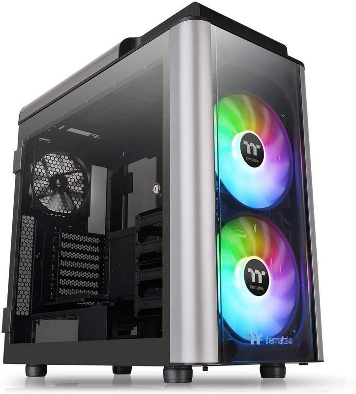 Thermaltake level 20 gt argb black vidro temperado usb 3.1 rgb cinzenta