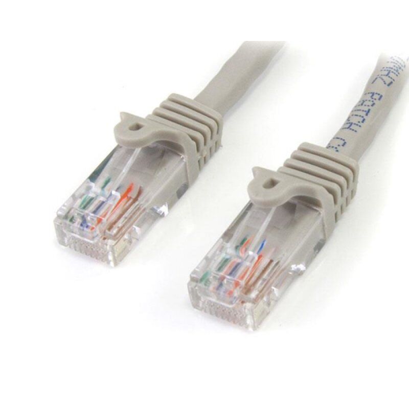 Startech 45pat15mgr cabo de rede cat5e utp patch snagless  rj-45 sem engate 15m cinzento