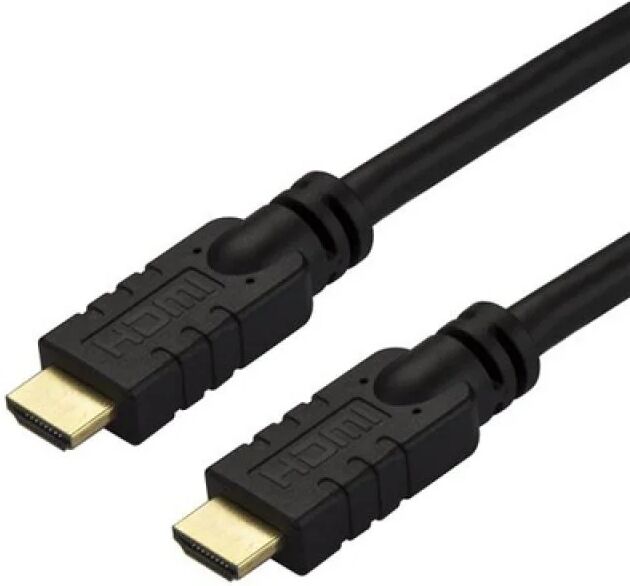 Startech cabo hdmi com ethernet de alta velocidade ativo 4k cl2 para instalação em parede 15m