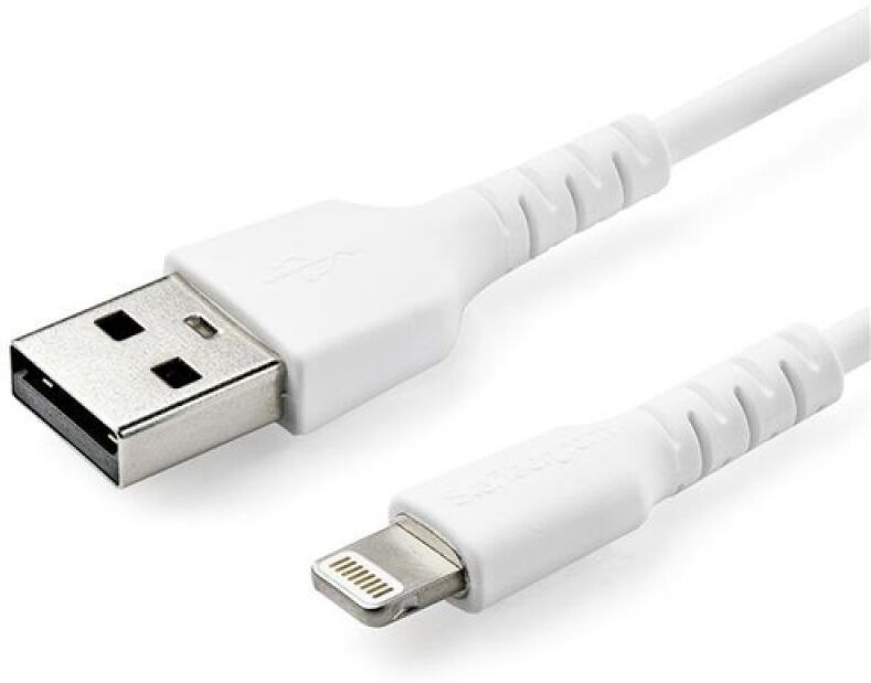 Startech cable usb a lightning certificado mfi 2m  blanco