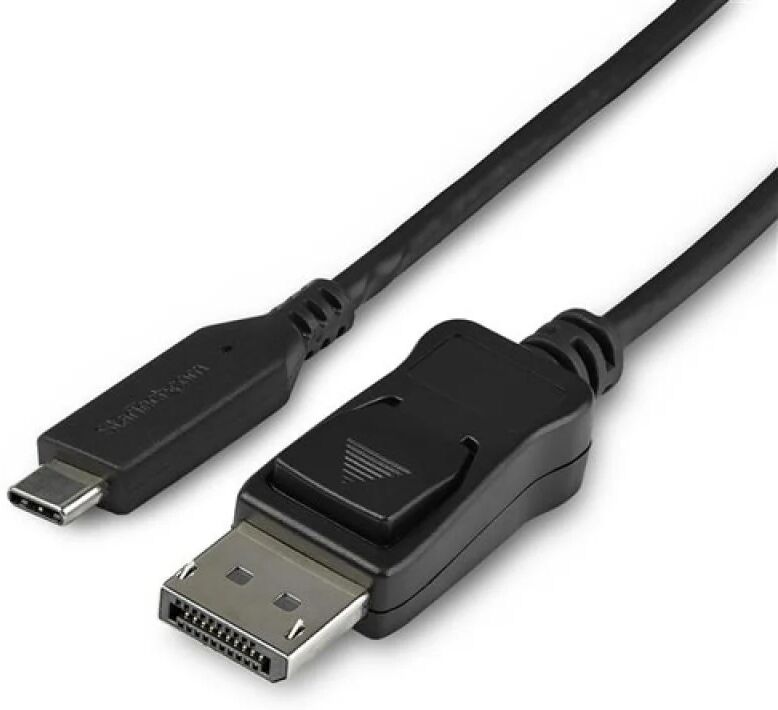 Startech cable adaptador  usb-c a displayport 1.4 8k 60hz 1m negro