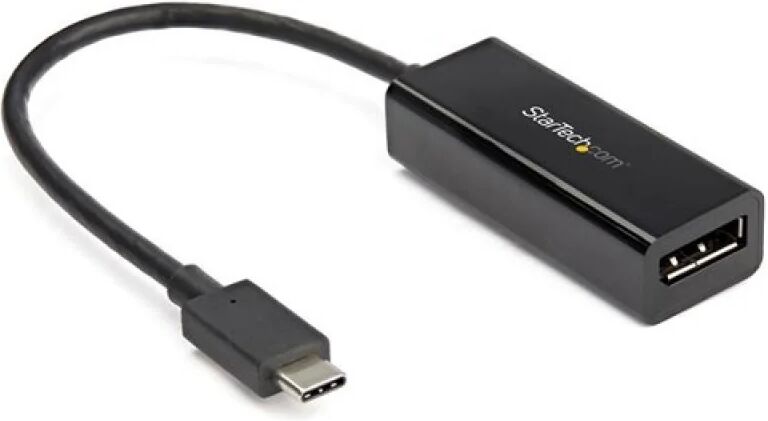 Startech adaptador gráfico usb-c para displayport 8k 30hz preto