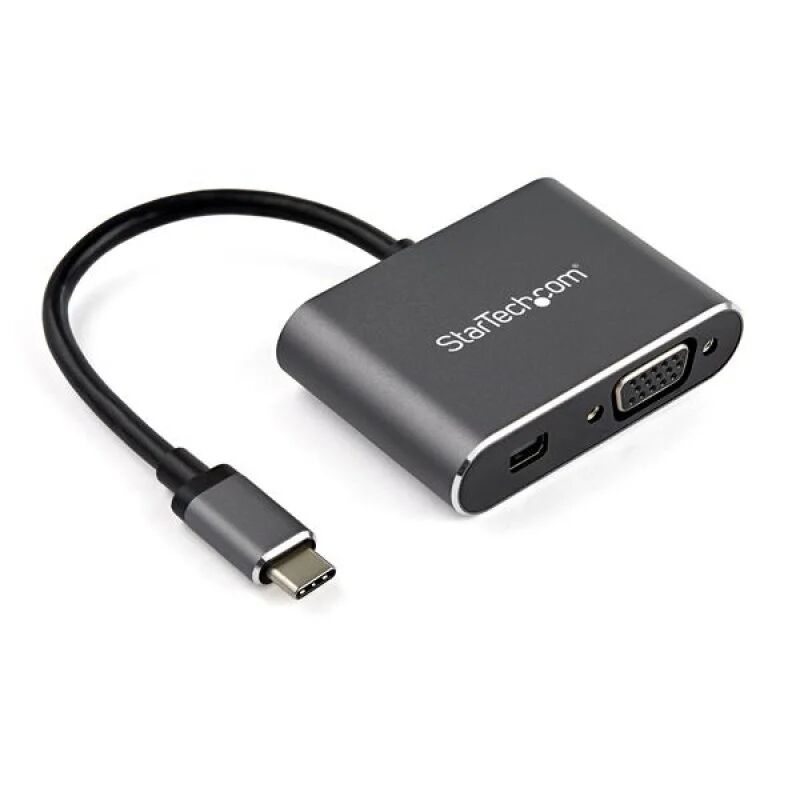 Startech adaptador usb-c para mini displayport e vga