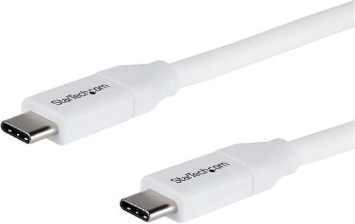 Startech cabo usb-c com pd 5a 2m branco