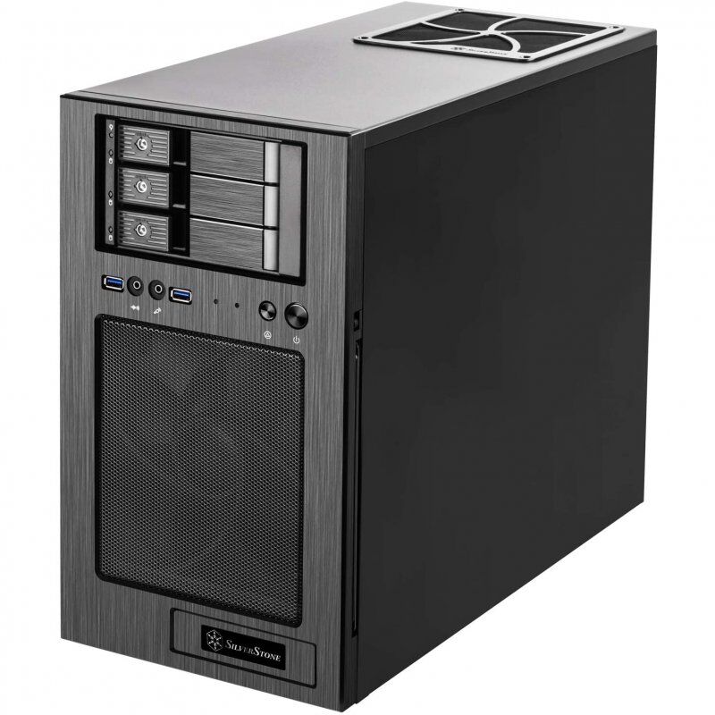 Silverstone sst-cs330b micro atx preta