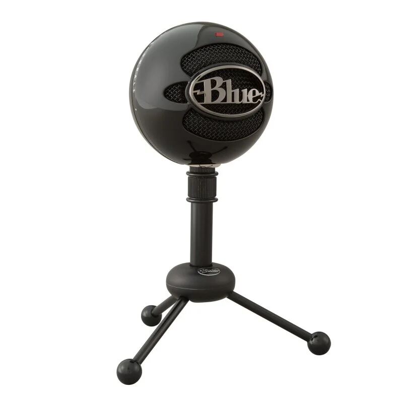 blue-mic Blue microphones snowball microfone usb preto com dois padrões de captação versáteis