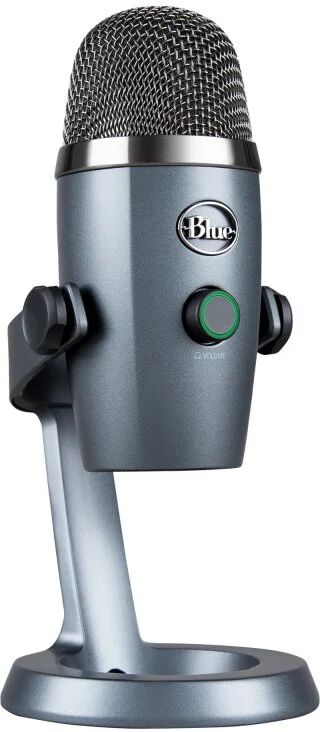 blue-mic Blue mic yeti nano microfone usb para gravação e streaming cinzento