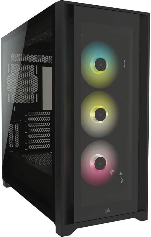 Corsair icue 5000x torre atx rgb vidro temperado preta