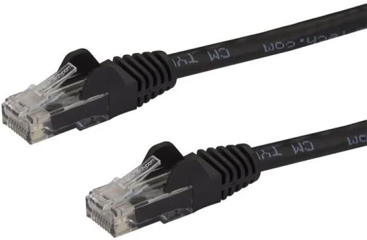 Startech cable de red cat6 snagless rj45 30.4m negro