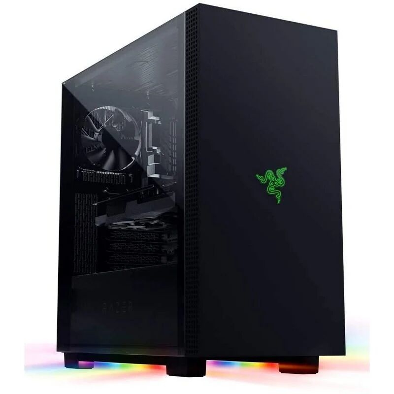 Razer tomahawk torre atx rgb vidro temperado preta