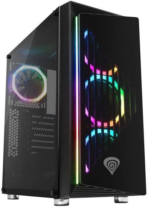 Genesis irid 400 rgb vidro temperado usb 3.0