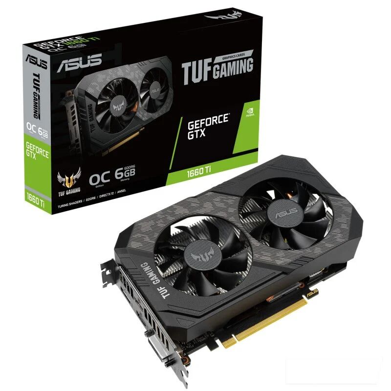 Asus tuf gaming geforce gtx 1660 ti evo oc edition 6gb gddr6