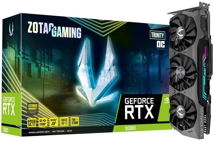 Zotac gaming geforce rtx 3080 trinity oc mlhr 12gb gddr6x