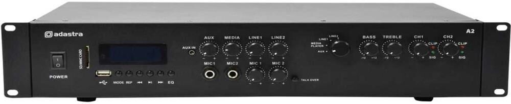 Adastra Amplificador Pa Stereo A2 2x200w