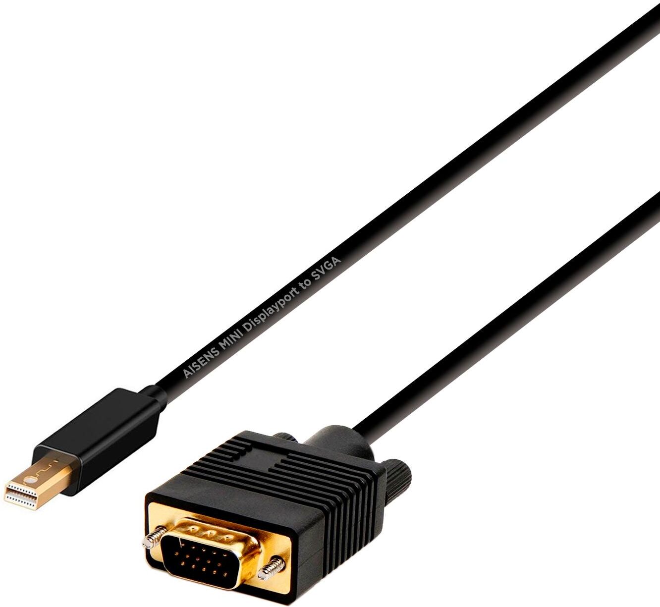 Aisens Cabo Conversor Mini Displayport Macho -> Vga Macho (2 Mts) - Aisens