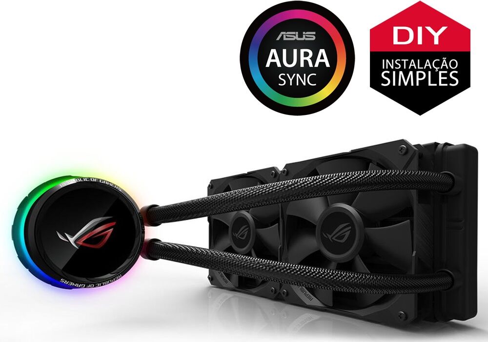 Asus Cooler De Água Rog Ryuo 240 - Asus