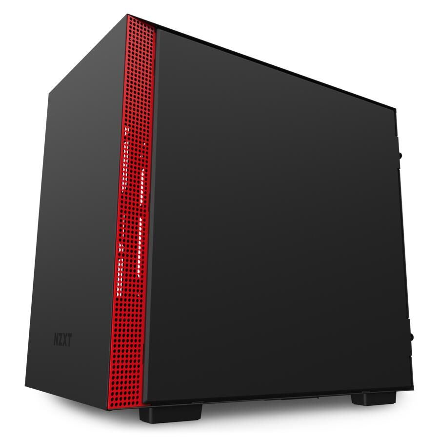 Nzxt Caixa Mini-itx H210 (preto / Vermelho) - Nzxt