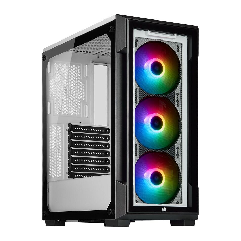 Corsair Caixa Atx Icue 220t Rgb Vidro Temperado (branco) - Corsair