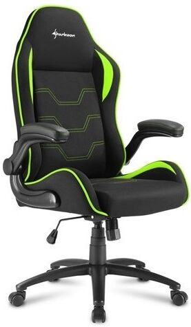 Sharkoon Cadeira Gaming Elbrus 1 (preto / Verde) - Sharkoon