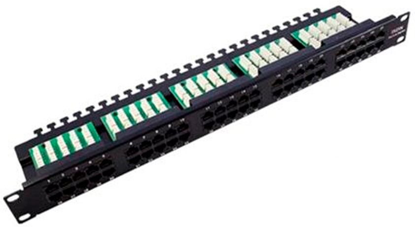 Cromad Painel De Transporte Rack 16 Portas Cat6 19" - Cromad