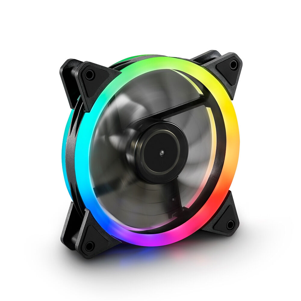 Sharkoon Ventoinha 120mm 1200rpm Shark Blades Rgb Fan 3 Pinos - Sharkoon