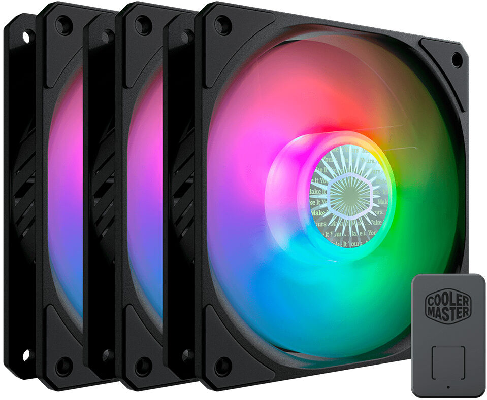 Cooler-master Ventoinha 120mm Sickleflow 120 Argb 3in1 1800rpm 4 Pinos Pwm - Cooler Master