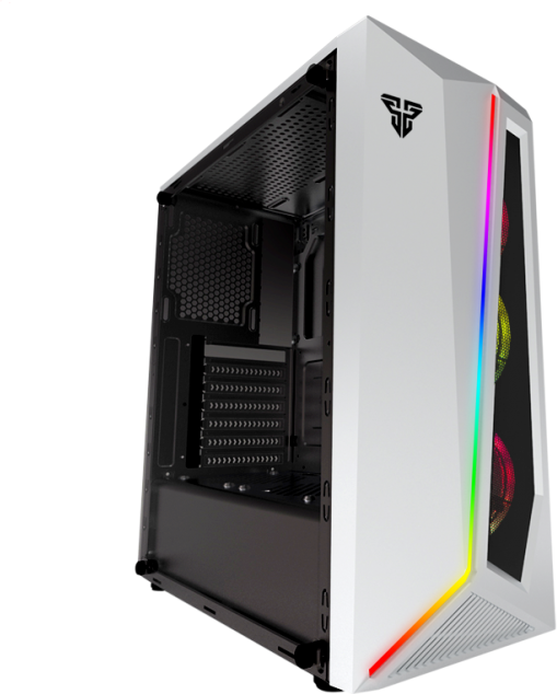 Fantech Caixa Atx Pulse Cg71 Rgb (branco) - Fantech