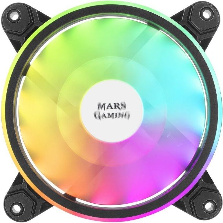 Mars-gaming Ventoinha 120mm Mfx Mars Gaming Rgb (preto)