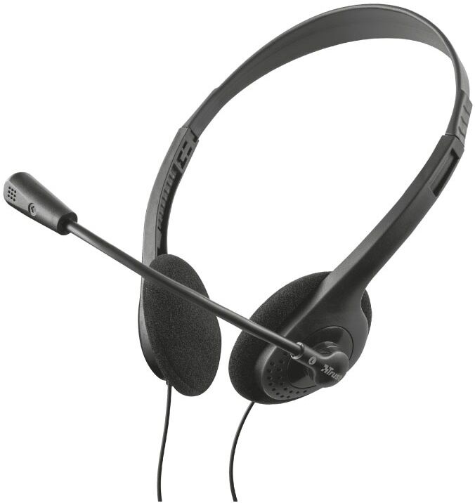 Trust Headset Hs-100 Chat (preto) - Trust