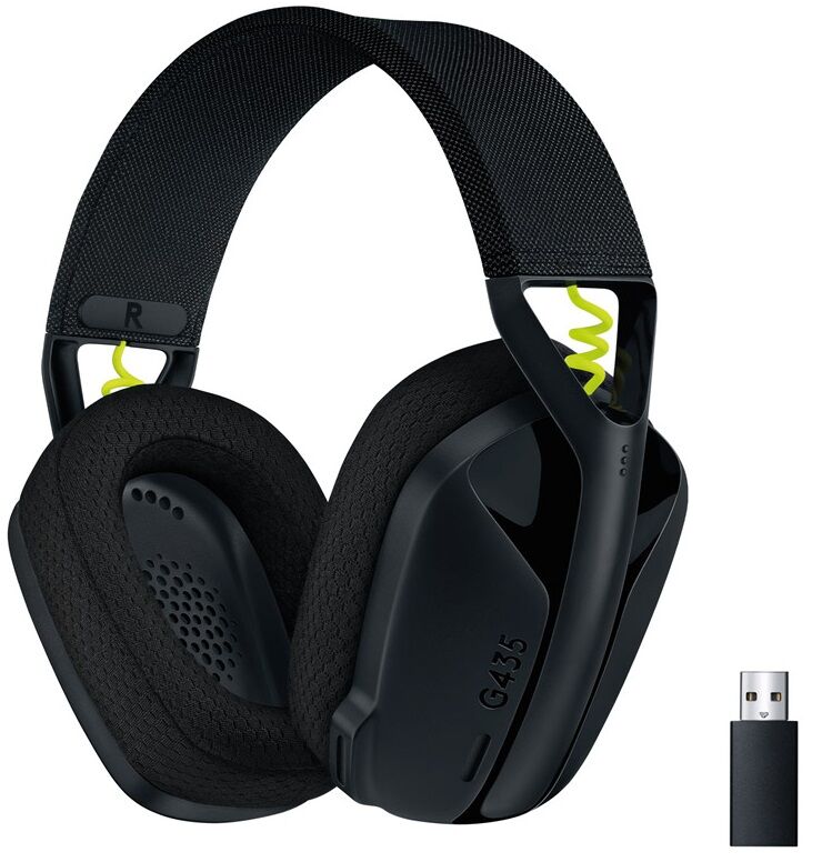 Logitech Headset G435 Lightspeed Wireless Gaming (preto) - Logitech