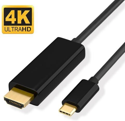 Default Cabo Conversor 4k Usb C 3.1 Macho -> Hdmi A Macho (1,8 Mts)