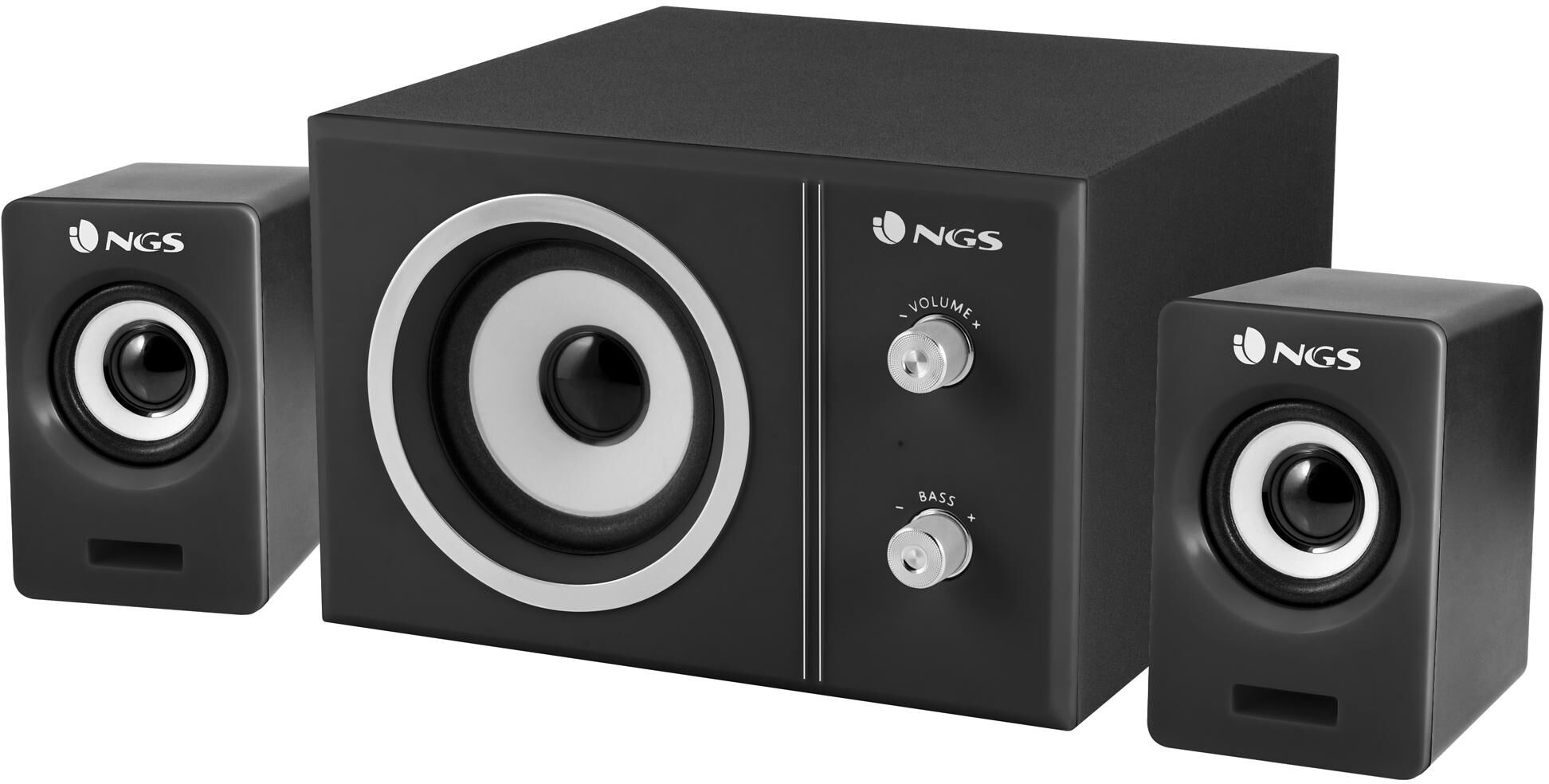 Ngs Sistema Colunas 2.1 20w (preto) - Ngs