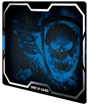 Spiritofgamer Tapete Gaming Smokey Skull Médio Azul - Spirit Of Gamer