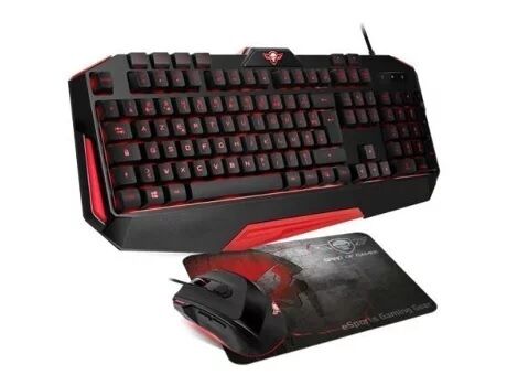 Spiritofgamer Bundle Rato Pro-m3 + Teclado Pro-k3 (layout Pt) + Tapete Skull - Spirit Of Gamer