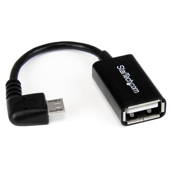 Startech Adaptador Micro-usb B Macho - Usb A Fêmea Preto - Startech