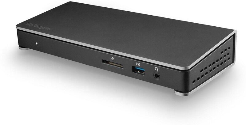 Startech Base E Duplicador De Portas Tb3dock2dppu Usb 3.0 (3.1 Gen 1) Type-c Preto - Startech