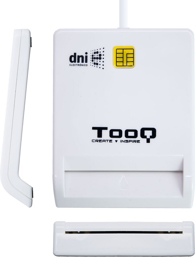 Tooq Leitor Smartcard P/ Cartões Identificação/cidadão/dni Usb2.0 (branco) - Tooq