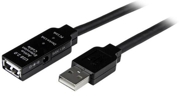 Startech Adaptador Micro-usb A Macho - Micro-usb B Fêmea (20 Mts) Preto - Startech