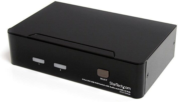 Startech Switch Sv231dviua Kvm Dvi-i Preto (1920x12009 - Startech