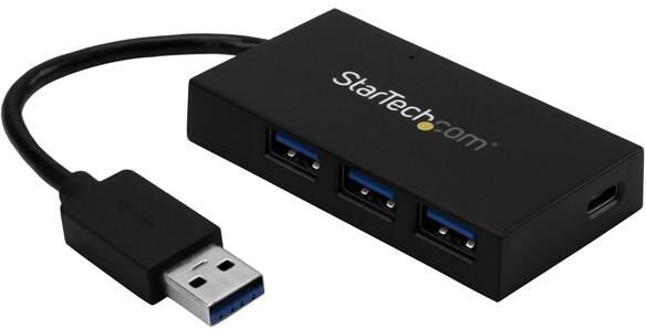 Startech Hub De Interface Usb 3.0 Hb30a3a1csfs (3.1 Gen 1) Type-a 5000 Mbit/s Preto - Startech