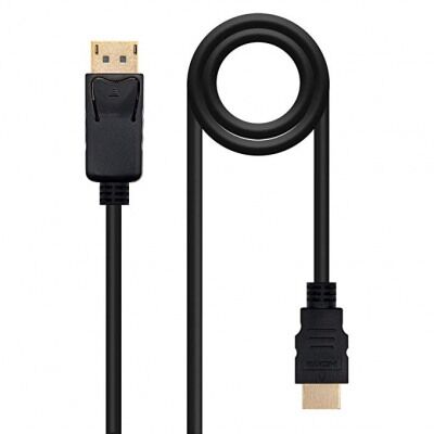 Nanocable Cabo Adaptador Displayport Macho - Hdmi Macho (2 Mts) - Nanocable