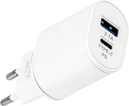 Sbs Carregador de viagem 18w (Usb - Usb-c)