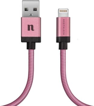 Sbs Cabo Capri (USB - Lightning - 1 m - Rosa)