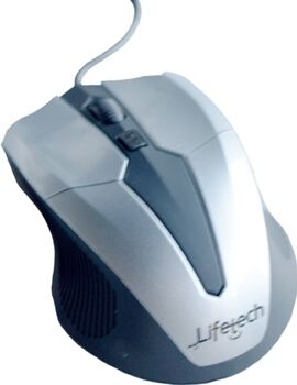 Lifetech Rato MOU052 (Cabo USB - Casual - 1200 dpi - Cinzento)