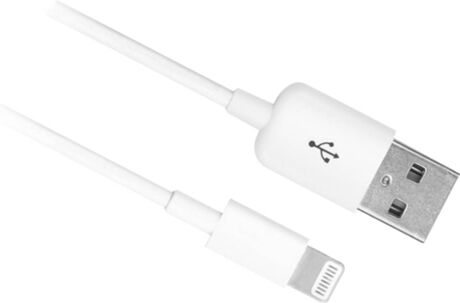 Ewent Cabo EW9908 (USB - Lightning - 1 m - Branco)