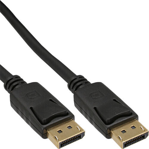 InLine DisplayPort Kabel, schwarz, vergoldete Kontakte, 10m