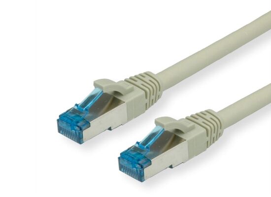 Value CAT6A-Netzwerkkabel, S/FTP, 10m, grau